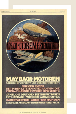 Maybach Motor Works advert published January 1919
